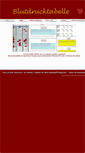 Mobile Screenshot of blutdruck-tabelle.de